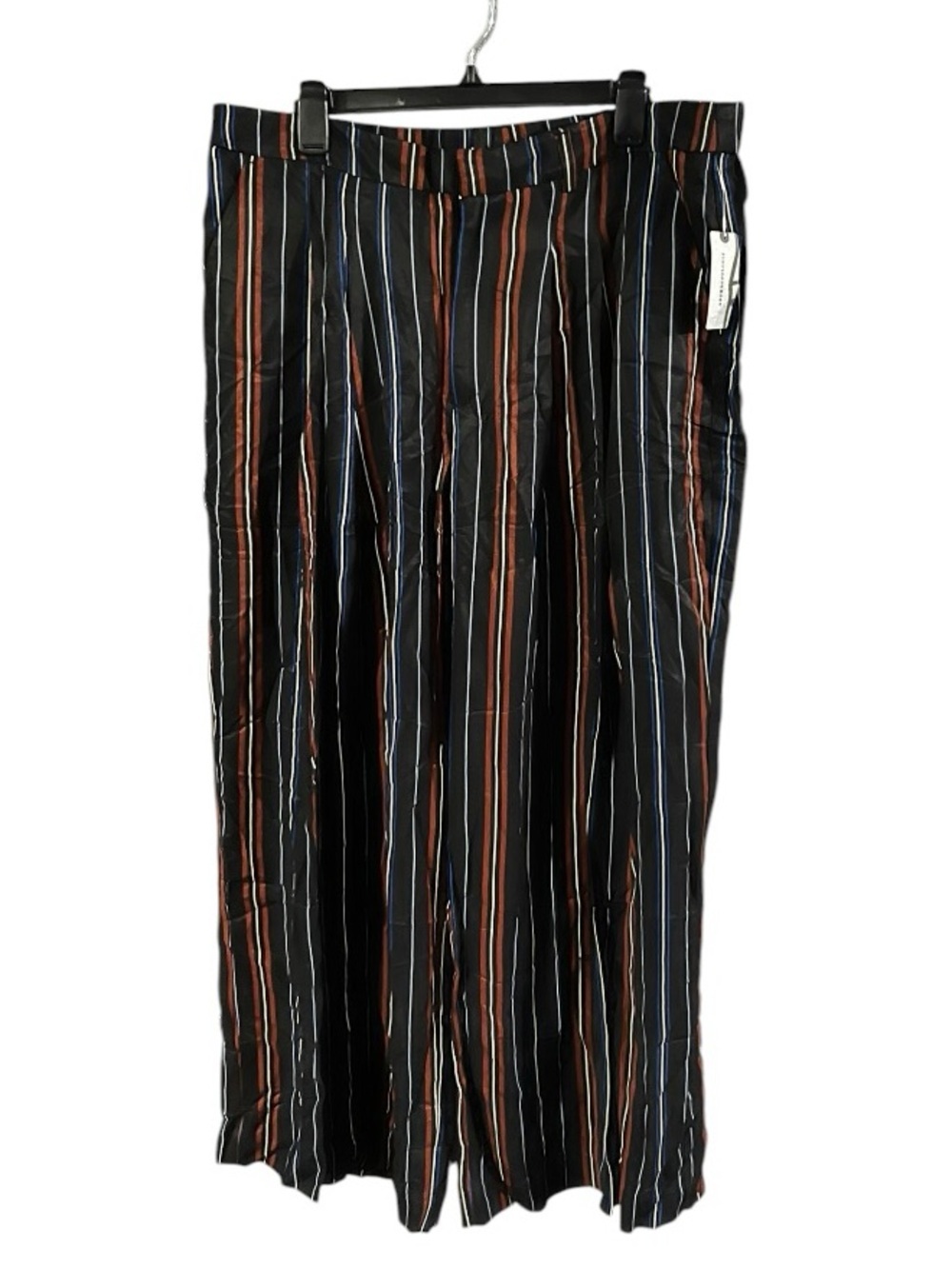 NWT Anthropologie The Avery Striped Silky Pleated Trousers by Maeve Sz XLP - Picture 9 of 11
